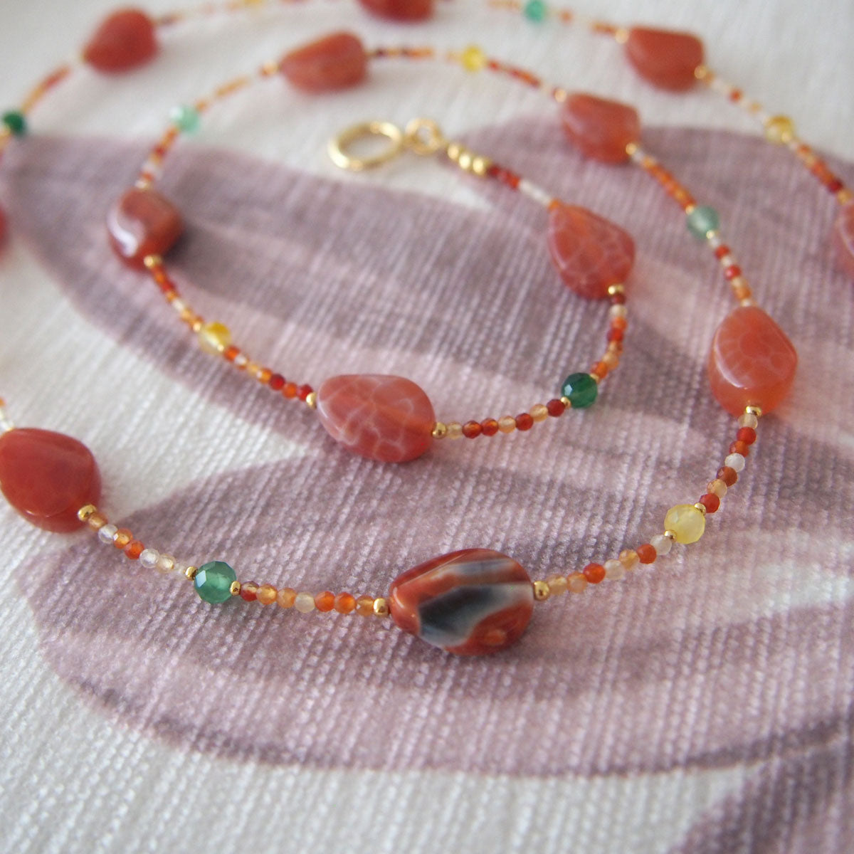 Agate Necklace- Ardour