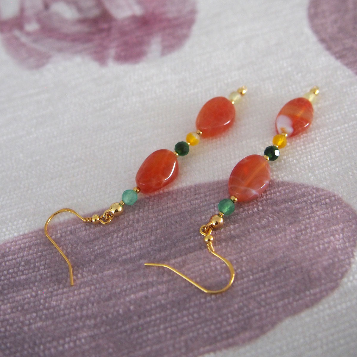 Agate Earrings- Ardour