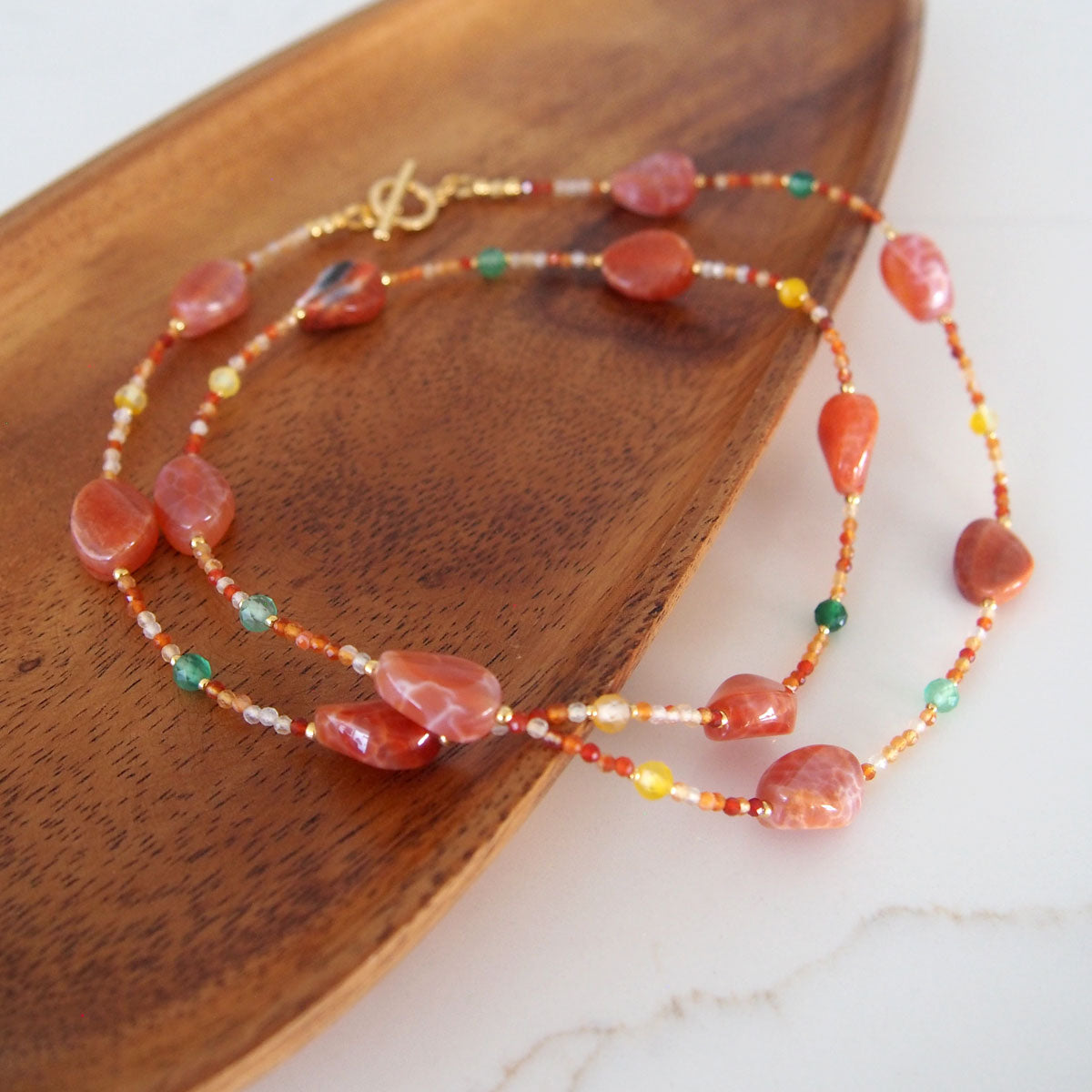Agate Necklace- Ardour