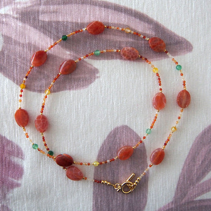 Agate Necklace- Ardour