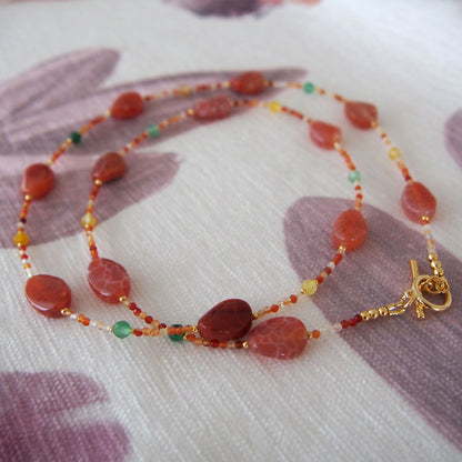 Agate Necklace- Ardour