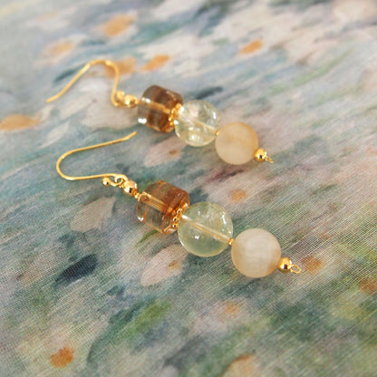 Citrine Earrings-Vitality