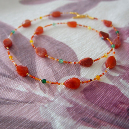 Agate Necklace- Ardour