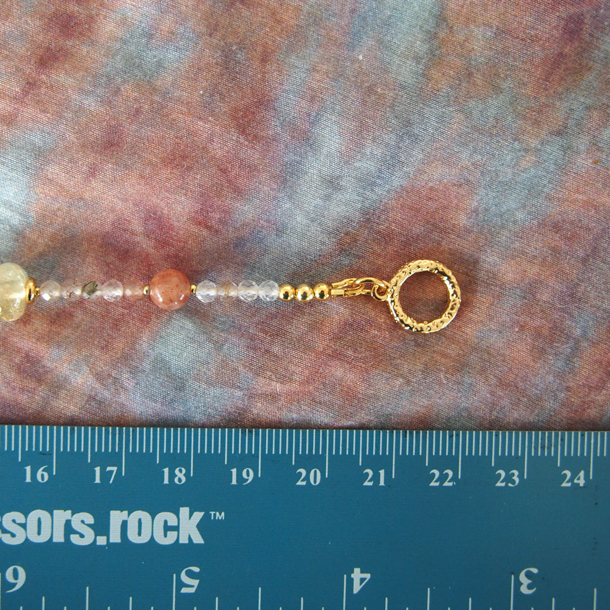 Aventurine, Citrine, Sunstone Bracelet- Sunset