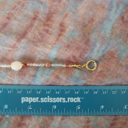 Aventurine, Citrine, Sunstone Bracelet- Sunset