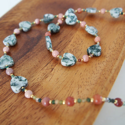 Dendrite, Alxa Agate, Agate Necklace- Mementos