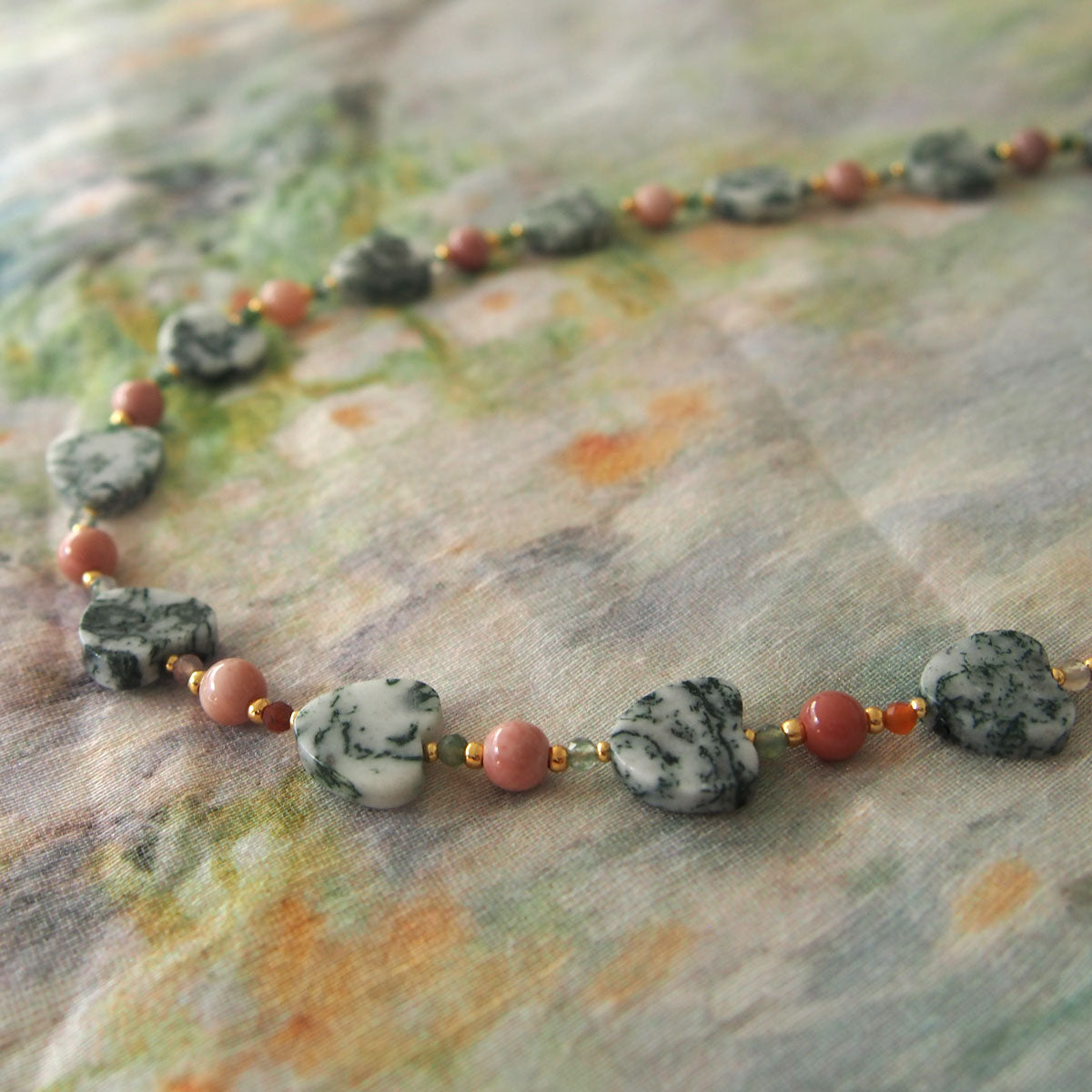 Dendrite, Alxa Agate, Agate Necklace- Mementos