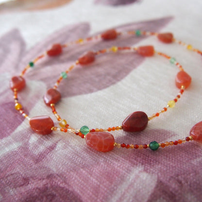Agate Necklace- Ardour