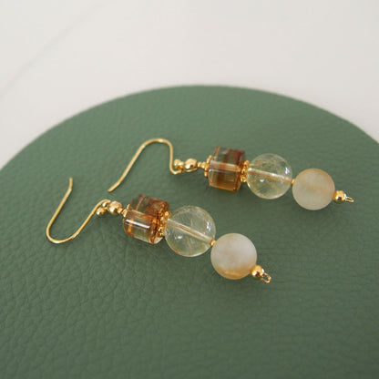 Citrine Earrings-Vitality