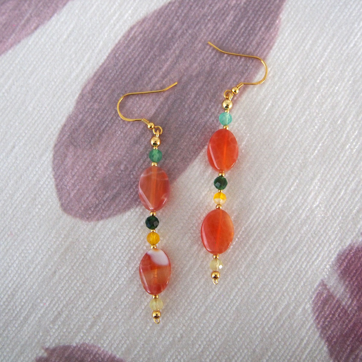Agate Earrings- Ardour