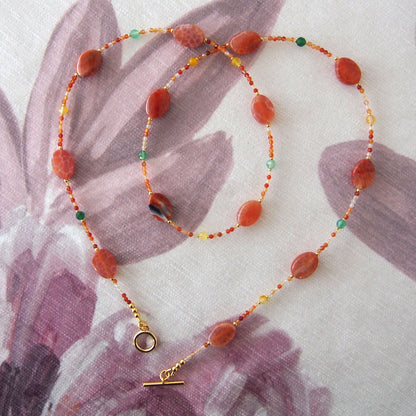 Agate Necklace- Ardour