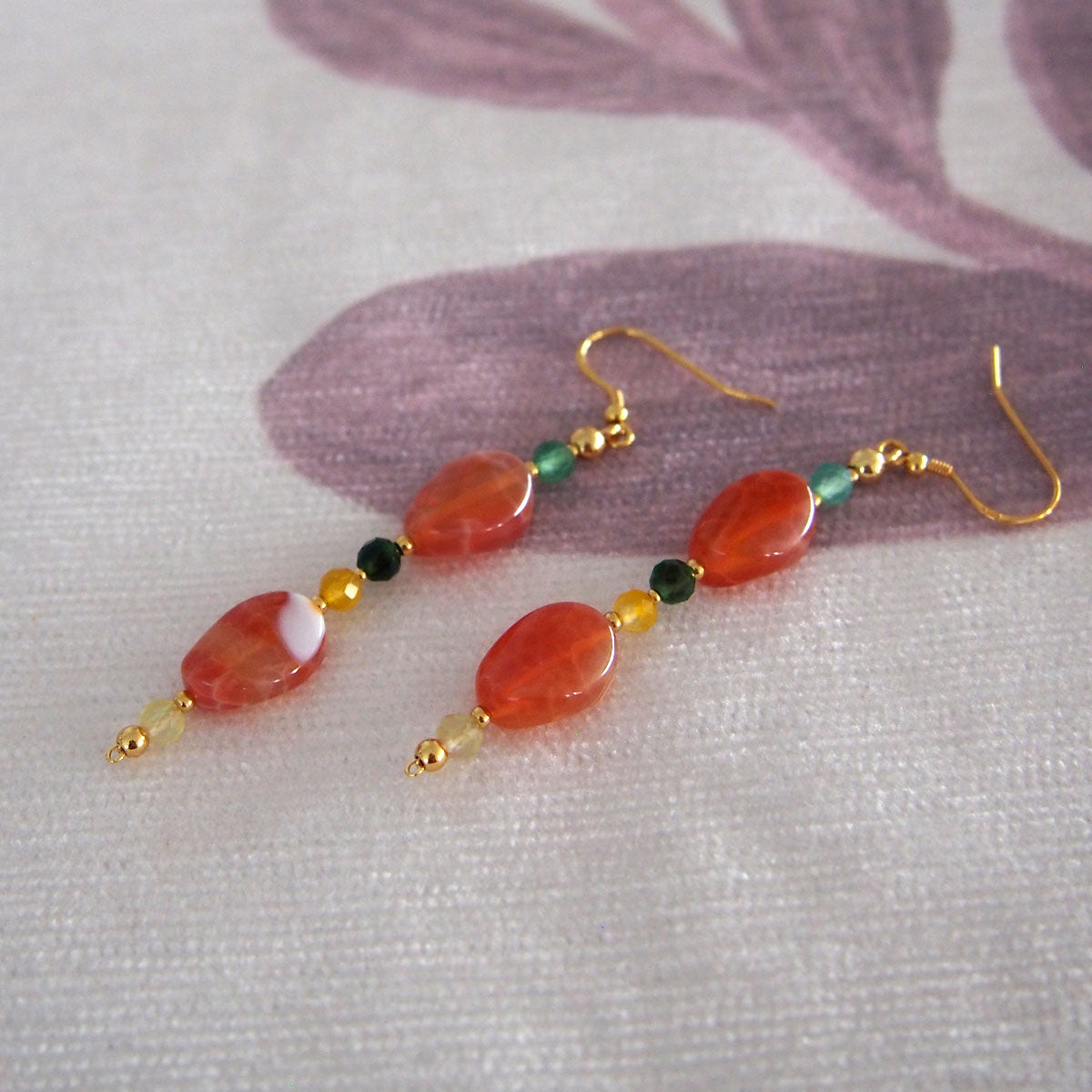 Agate Earrings- Ardour