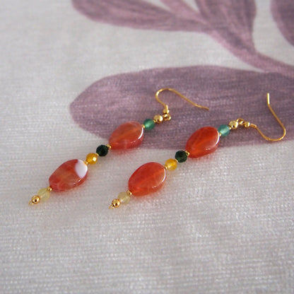 Agate Earrings- Ardour