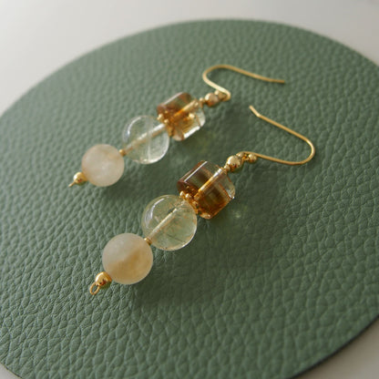 Citrine Earrings-Vitality
