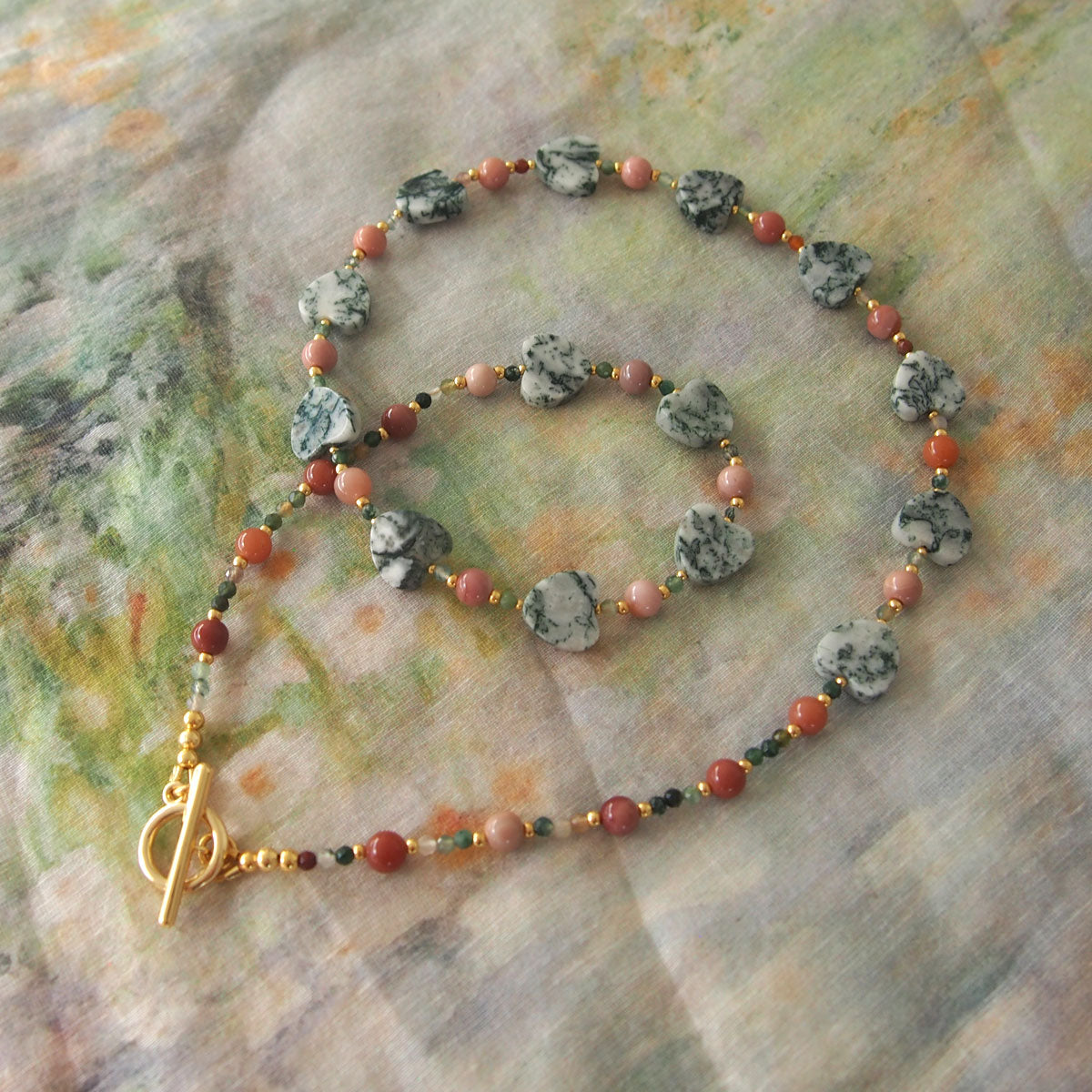 Dendrite, Alxa Agate, Agate Necklace- Mementos