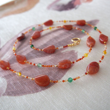 Agate Necklace- Ardour