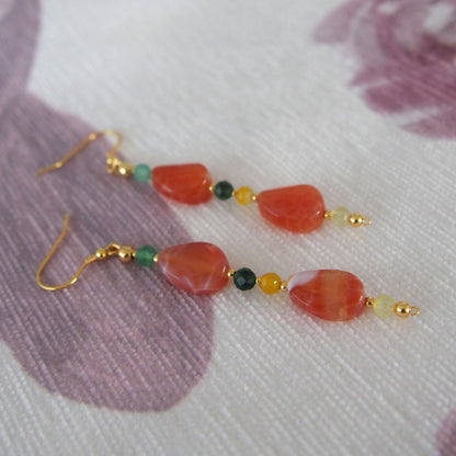Agate Earrings- Ardour