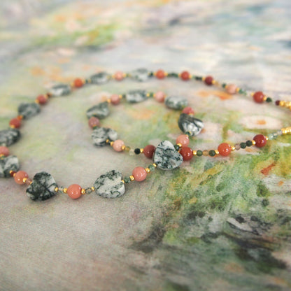 Dendrite, Alxa Agate, Agate Necklace- Mementos