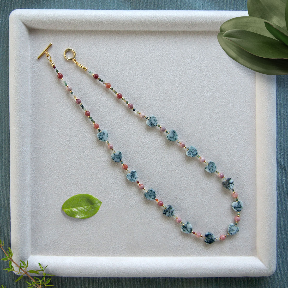 Dendrite, Alxa Agate, Agate Necklace- Mementos