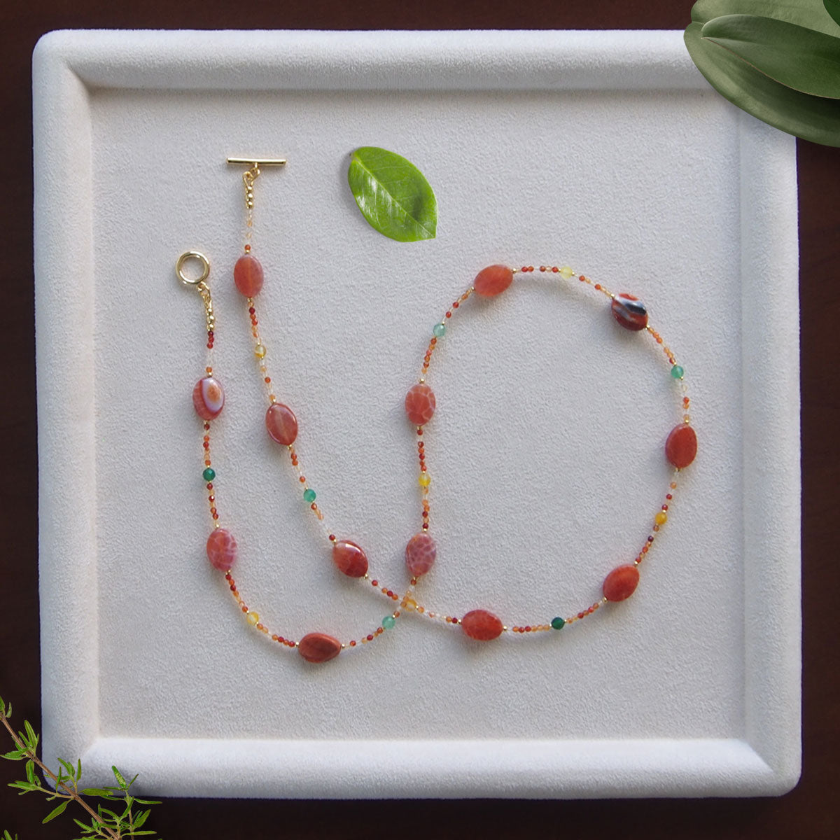Agate Necklace- Ardour