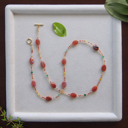 Agate Necklace- Ardour